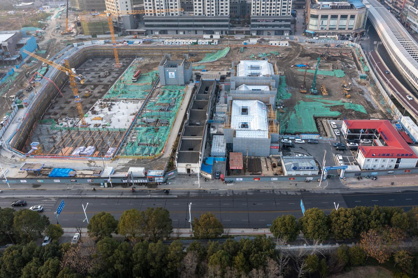 陈老巷保护提升与更新改造项目有序推进。李旭晖/摄